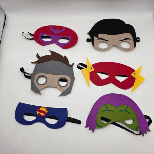 Maschera feltro supereroe - maschera, in